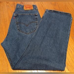 Levi's 505 Men's Blue Denim Cotton Jeans Size 36 X 30